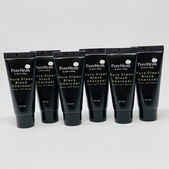 6pk-PureHeals Pore Clear Charcoal Peel off Pack - Picture 2 of 3